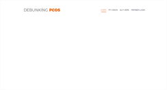 Desktop Screenshot of debunkingpcos.com